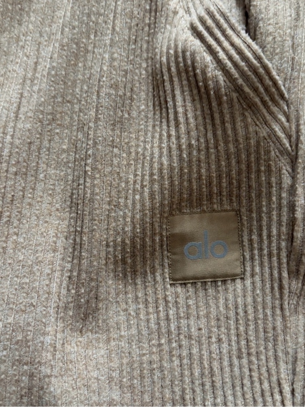 ALO Yoga Muse Hoodie & Sweatpant Set Heather Gravel S/M - Picture 7 of 14